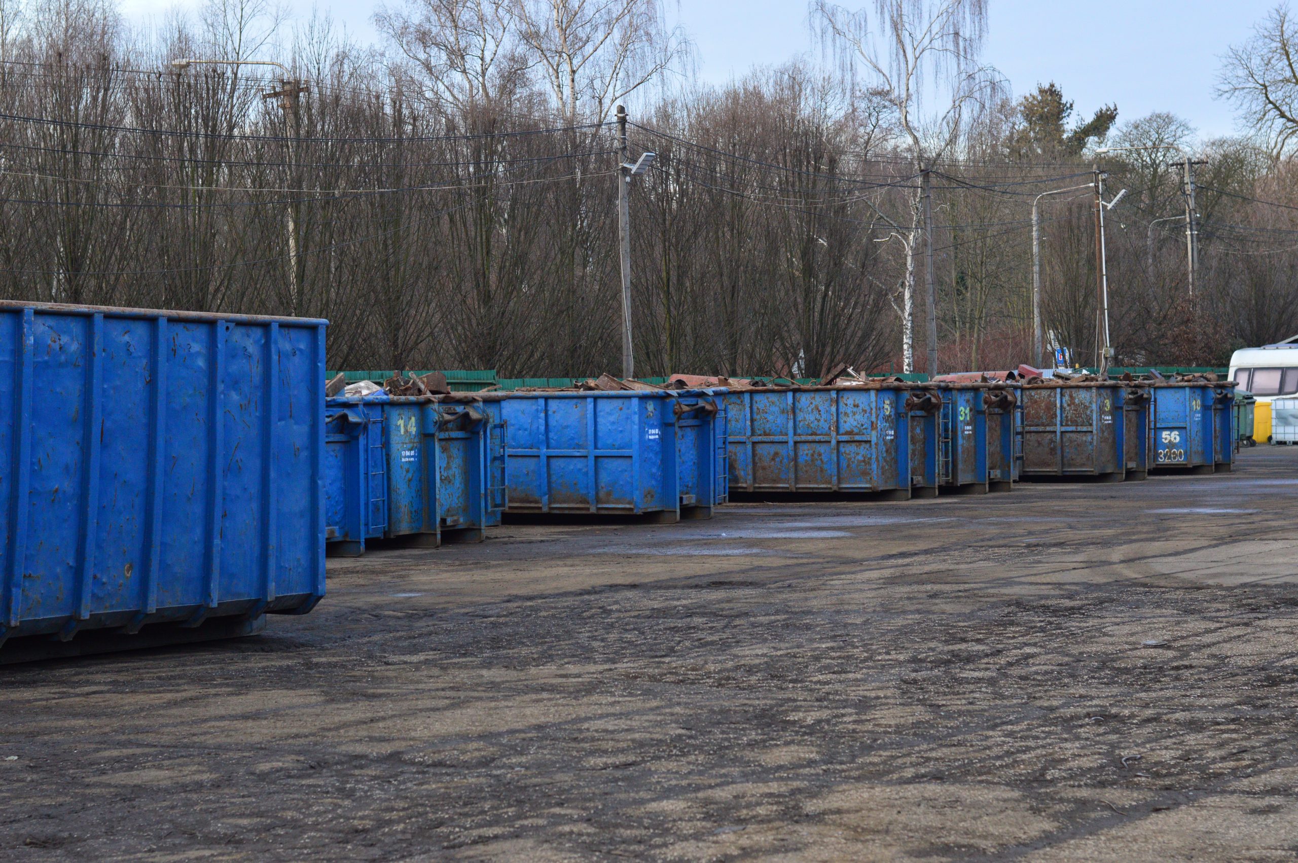 Kontejnery pro kovový odpad